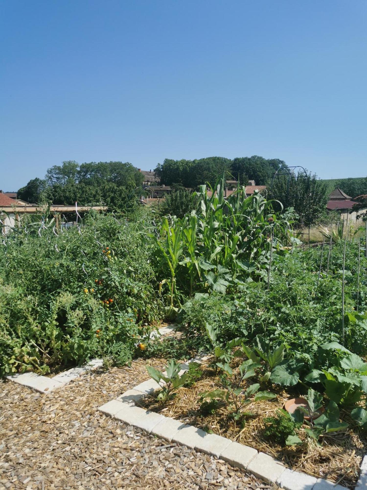 לינה וארוחת בוקר Prissé Au Jardin Des Deux Roches מראה חיצוני תמונה